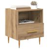 vidaXL Bedside Table Brown 40 x 35 x 47.5 cm Engineered Wood