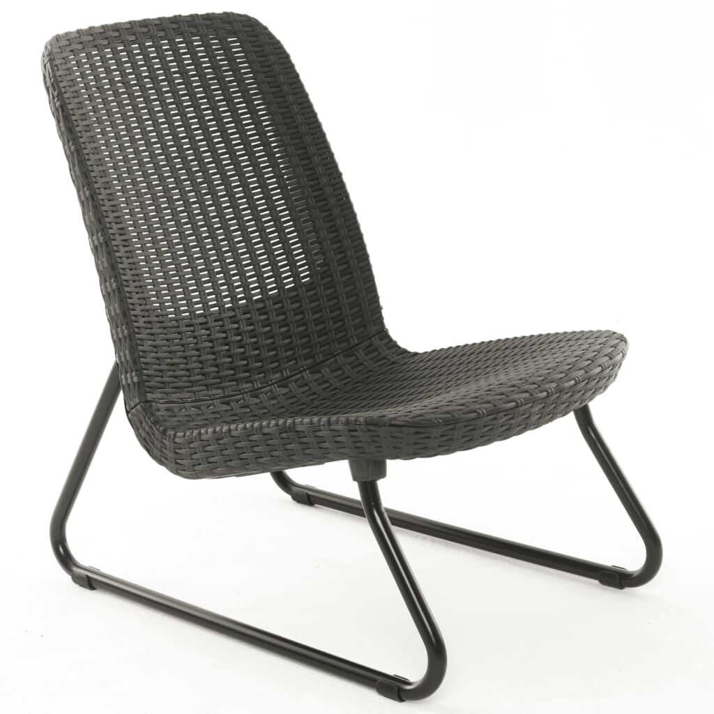 Keter rio hotsell conversation set gray