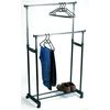 Perel Clothes Rack with 2 Bars 80x43x170 cm