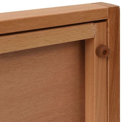 vidaXL Table Easel 65x48x7 cm Solid Beech Wood