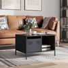vidaXL Coffee Table Anthracite 68.5x50x43.5 cm Cold-rolled Steel
