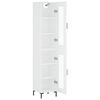 vidaXL Highboard White 34.5x34x180 cm Engineered Wood