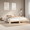 vidaXL Bed Frame without Mattress 200x200 cm Solid Wood Pine