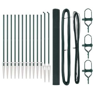vidaXL Welded Wire Fence with Spikes 25 x 1.5 m (W x H)
