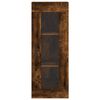 vidaXL Wall Mounted Cabinet Smoked Oak 34.5x34x90 cm