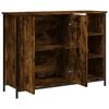 vidaXL Sideboard Smoked Oak 100x33x75 cm Engineered Wood