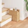 vidaXL Stair Basket Natural 38 x 20 x 40 cm Water hyacinth