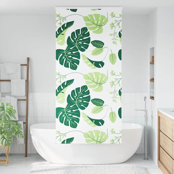 vidaXL Shower Roller Blind with Cassette 110x240 cm Fabric Width 106 cm