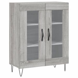 vidaXL Sideboard Grey Sonoma 69.5x34x90 cm Engineered Wood