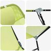 vidaXL Folding Sun Lounger 2 pcs Green 182 x 55 x 85.5cm Textilene