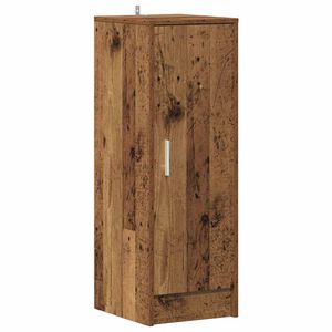 vidaXL Shoe Cabinet Old Wood 32x35x92 cm Engineered Wood