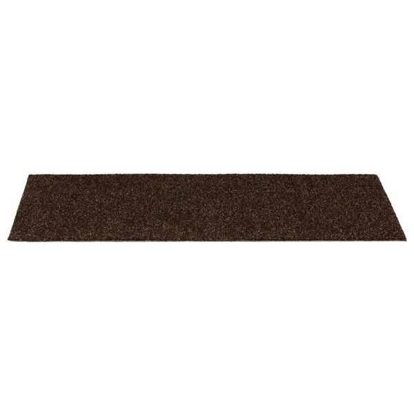 vidaXL Stair Mats Self-adhesive 30 pcs 60x25 cm Brown Rectangular