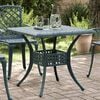 vidaXL Garden Table Green 80x80x75 cm Cast Aluminium