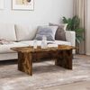 vidaXL Coffee Table Smoked Oak 93 x 53 x 33 cm Engineered Wood