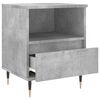 vidaXL Bedside Cabinets 2 pcs Concrete Grey 40x35x50 cm Engineered Wood