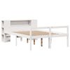 vidaXL Bookcase Bed without Mattress White 140x190 cm Solid Wood Pine