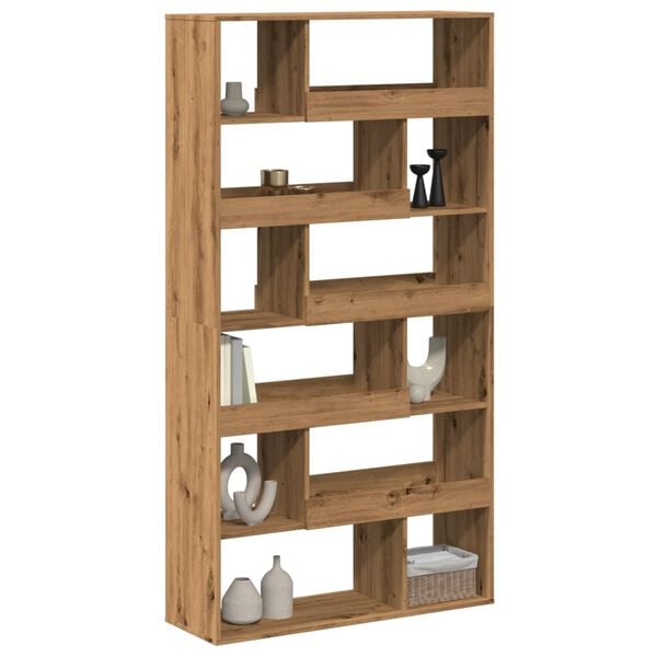 vidaXL Room Divider Artisian Oak 100x33x187.5 cm Engineered Wood