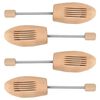 vidaXL Shoe Trees 2 Pairs EU 39-42 Solid Wood Lotus