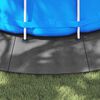 vidaXL Pool Ground Sheet Folding Light Grey &Oslash; 610 cm Non-woven Fabric