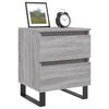 vidaXL Bedside Cabinets 2 pcs Grey Sonoma 40x35x50 cm Engineered Wood