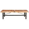 vidaXL Coffee Table 142x90x42 cm Solid Acacia Wood