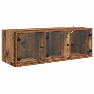 vidaXL Wall Cabinet Old Wood 102 x 37 x 35 cm Engineered Wood