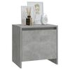 vidaXL Bedside Cabinet Concrete Grey 45x34x44.5 cm Engineered Wood