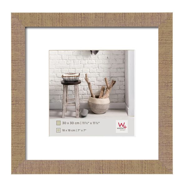 Walther Design Picture Frame Home 30x30 cm Brown
