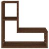 vidaXL Wall Shelves 2 pcs Brown Oak 50x15x50 cm Engineered Wood