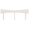 vidaXL Headboard White 200 cm Solid Wood Pine