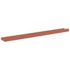 vidaXL Wall Shelf with Shelf 4 pcs Red 80 x 9 x 3 cm Engineered Wood