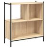 vidaXL Bookcase Sonoma Oak 72x28x77.5 cm Engineered Wood