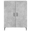 vidaXL Highboard Concrete Grey 69.5x34x180 cm Engineered Wood