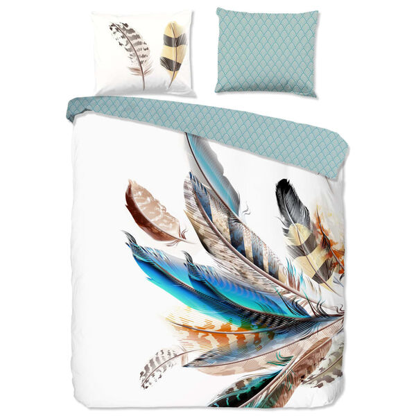 Good Morning Duvet Cover FEATHER 200x200/220 cm Multicolour