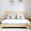 vidaXL Wall Headboard 166x3x60 cm Solid Wood Pine