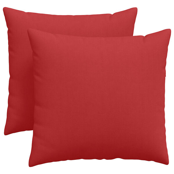 vidaXL Sofa Pillows 2 pcs Red 45 x 45 cm Fabric