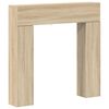 vidaXL Fireplace Surround Sonoma Oak 102 x 18 x 100.5 cm