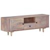vidaXL TV Cabinet 118x30x40 cm Solid Acacia Wood