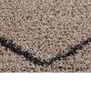 vidaXL Shaggy Rug High Pile Beige and Anthracite 200x290 cm