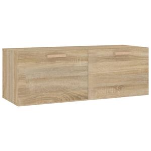 vidaXL Wall Cabinet Sonoma Oak 100x36,5x35 cm Engineered Wood