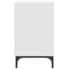 vidaXL Bedside Cabinet White 49 x 36 x 61 cm Engineered wood
