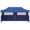 vidaXL Party Tent Folding Blue 291 x 580 x 315 cm Oxford Fabric