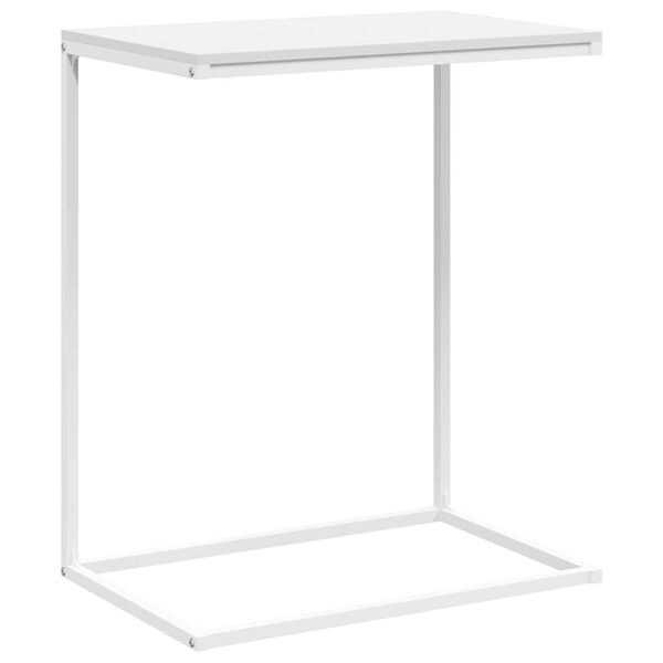 vidaXL Side Table White 55x35x66 cm Engineered Wood