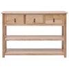 vidaXL Sideboard 108x30x76 cm Solid Wood Paulownia