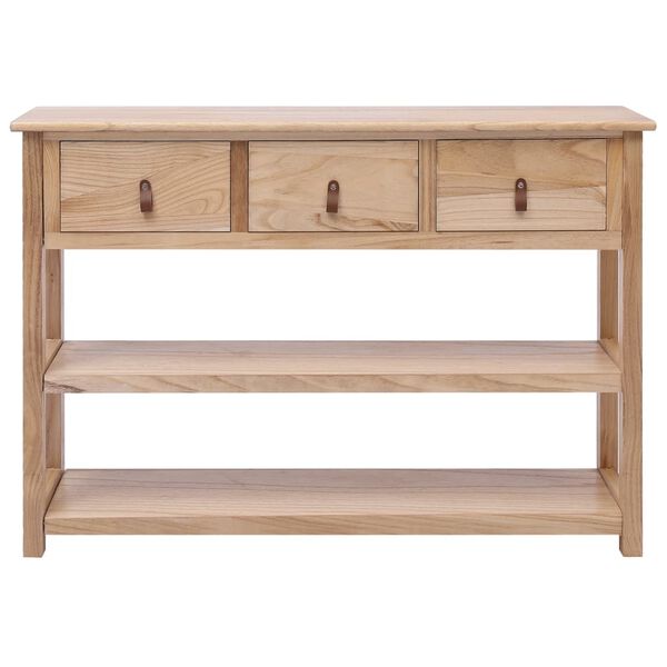vidaXL Sideboard 108x30x76 cm Solid Wood Paulownia