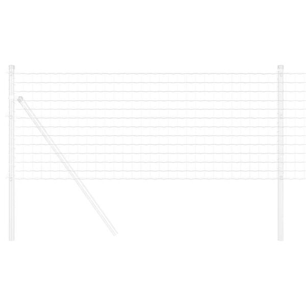 vidaXL Euro Fence 0.4 x 25 m PVC-coated iron
