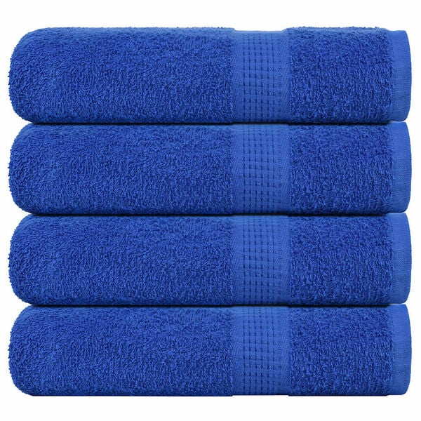 vidaXL Bath Towels "FROGN" 4 pcs Blue 100x150 cm 360 gsm