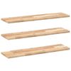 vidaXL Floating Shelves 3 pcs 100x20x2 cm Untreated Solid Wood Acacia