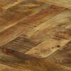 vidaXL Dining Table Black oak 160 x 160 x 76 cm Rough mango wood