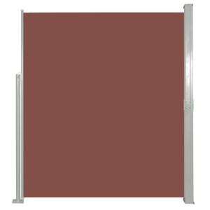 vidaXL Patio Retractable Side Awning 170x300 cm Brown